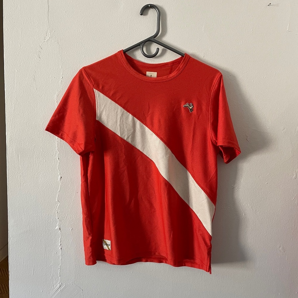 Tracksmith Van Cortlandt Running Top, Women’s L, Orange